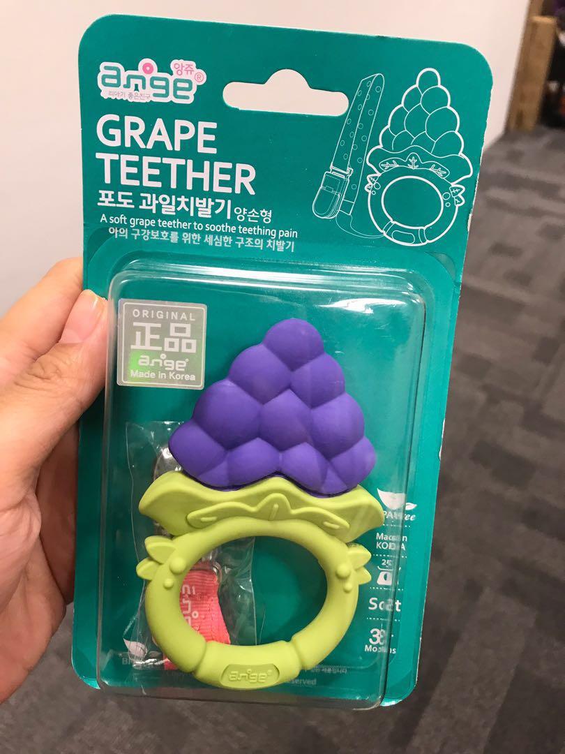 grape teething toy