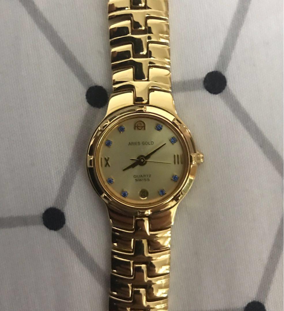 Gold swiss watches hot sale