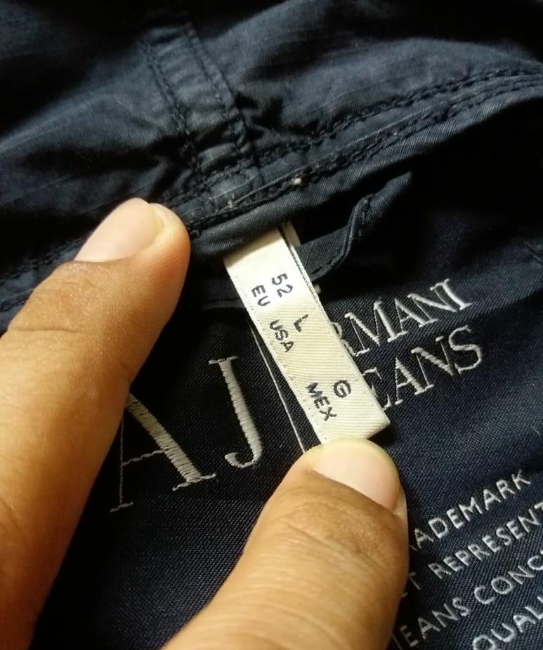 Armani jeans parka jacket sales