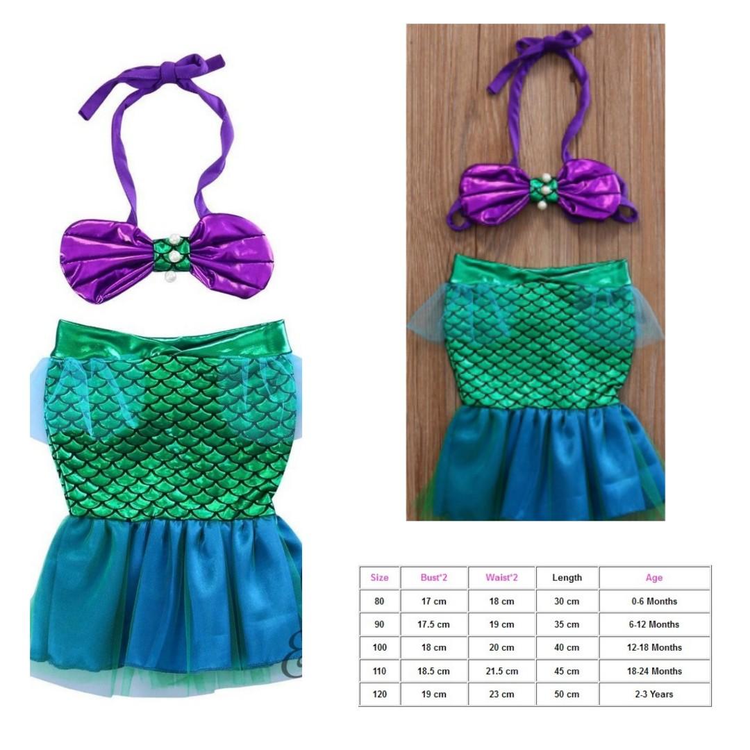 mermaid dress 12 months