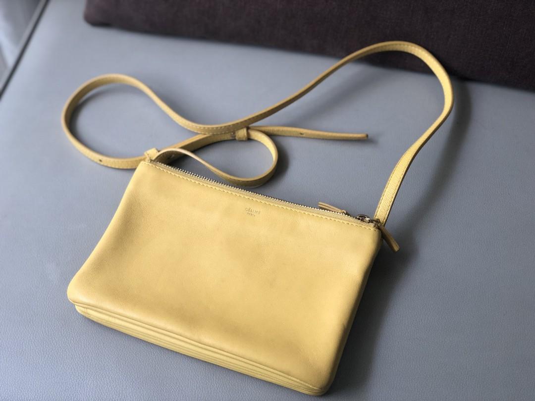 Celine trio bag small yellow . 550