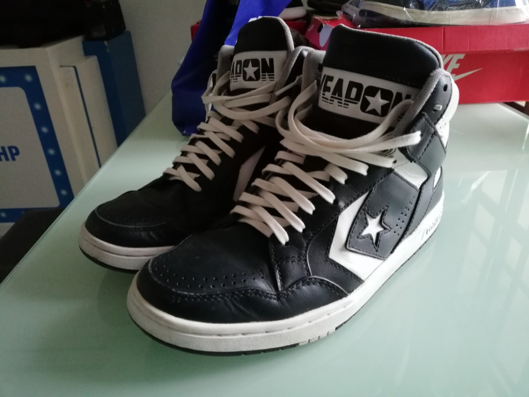 Converse Weapon 2014 B W Larry Bird Bukan Jordan