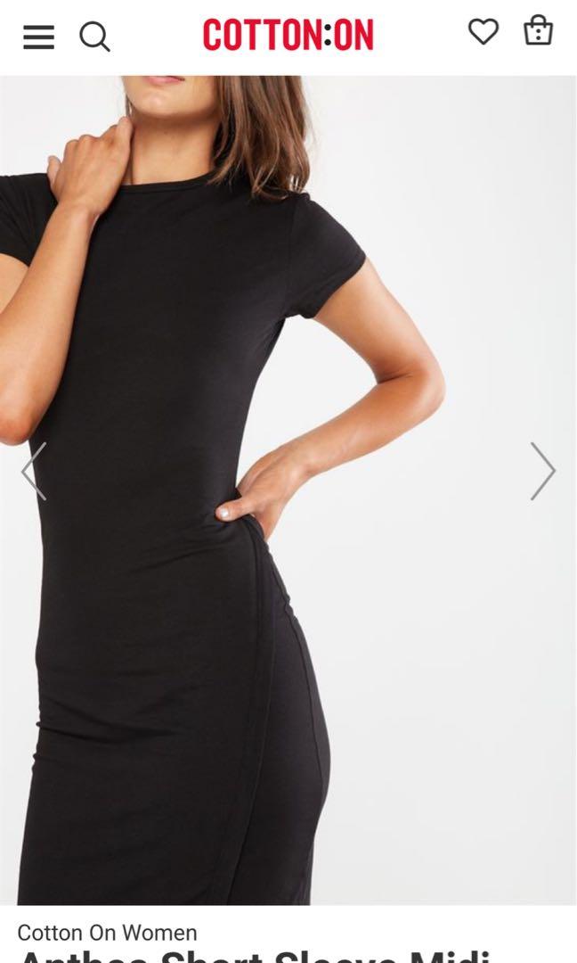 Anthea short sleeve midi dress store