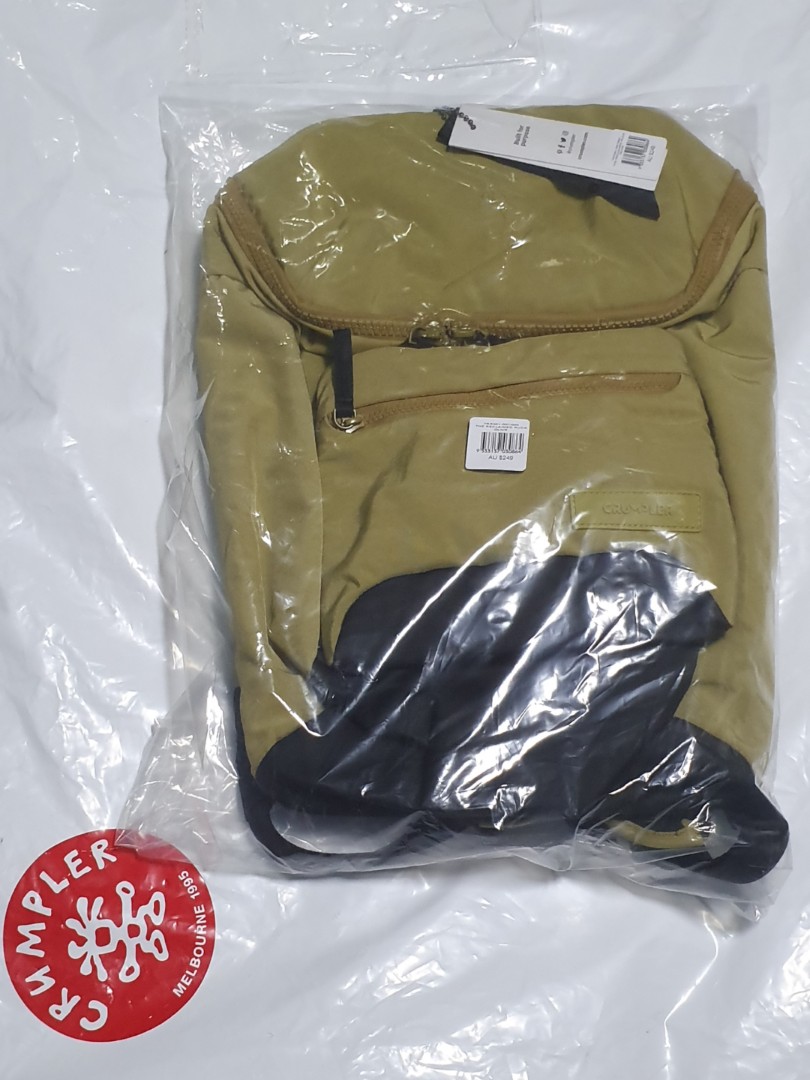Crumpler Reclaimed Ruck Backpack MRTSengkang Men s Fashion Bags