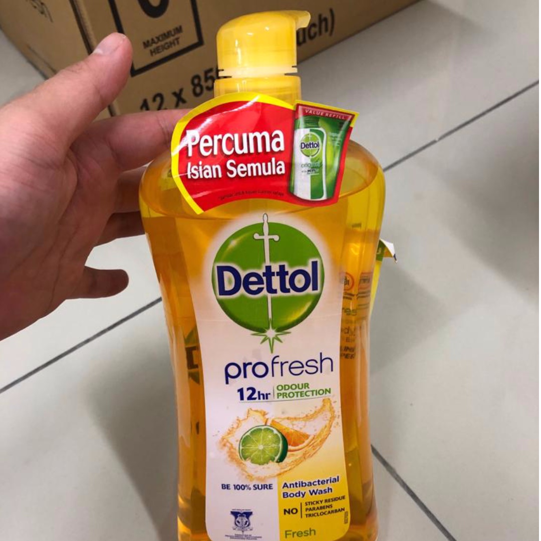Dettol Pro Fresh + 250ML Free Refill Pack, Beauty & Personal Care, Bath ...