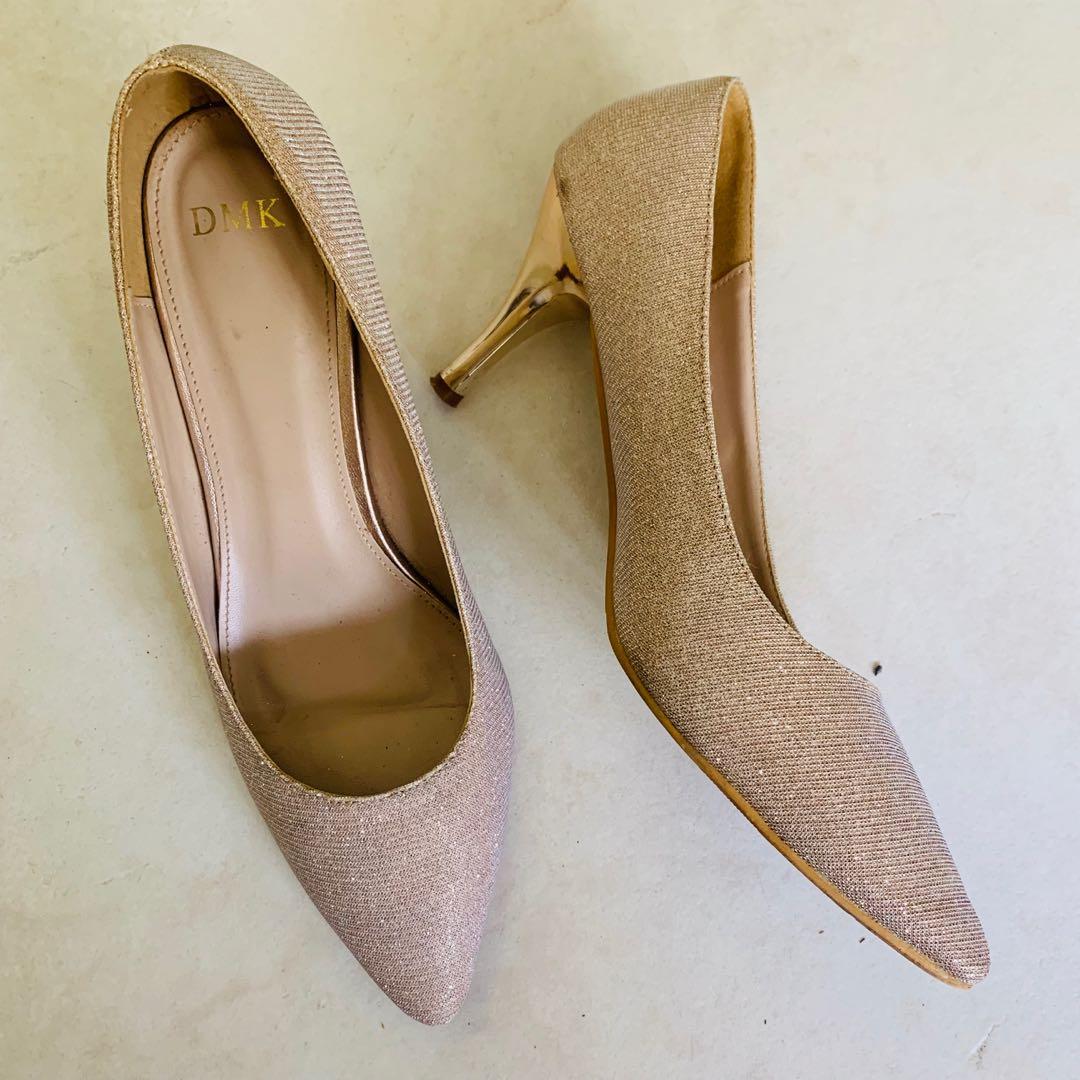 gold ladies heels