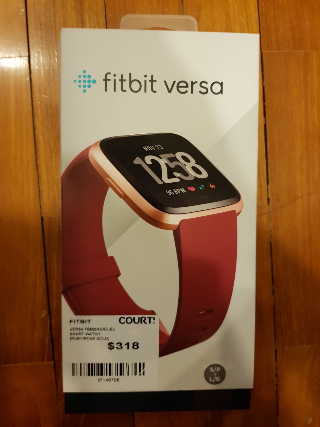 fitbit ruby rose gold