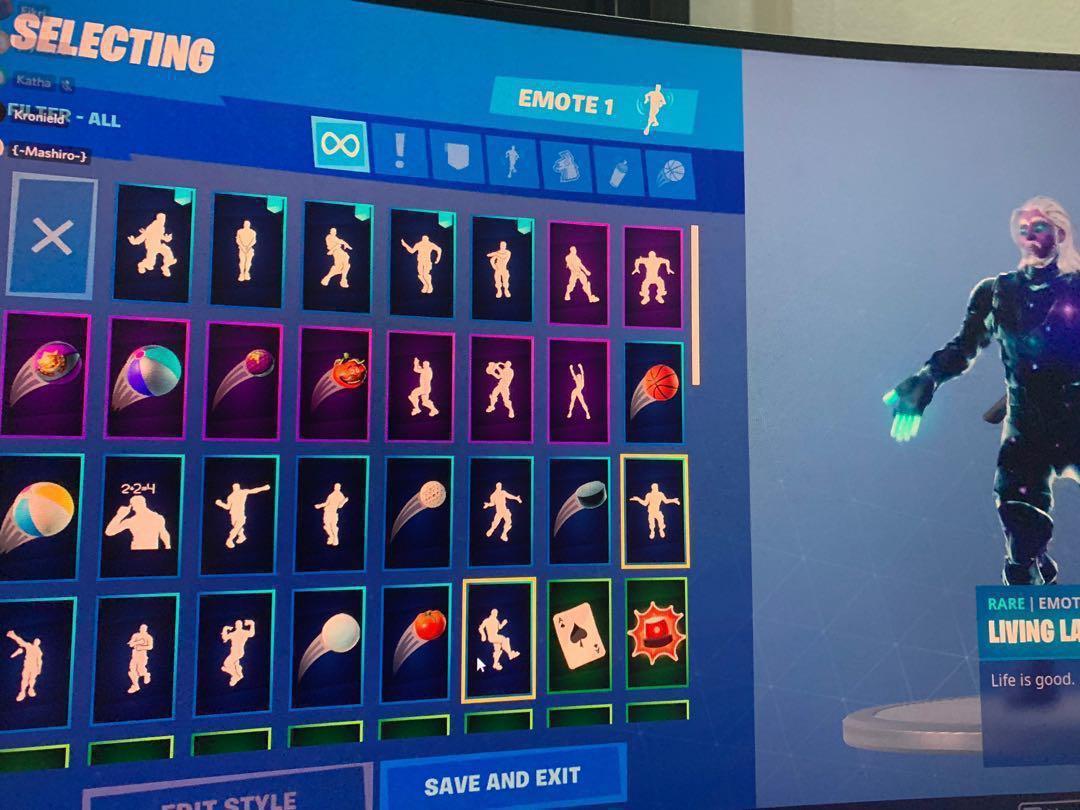 GALAXY SKIN FORTNITE ACCOUNT, Video Gaming, Gaming Accessories, Game
