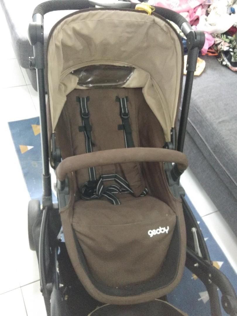 Geoby twin stroller
