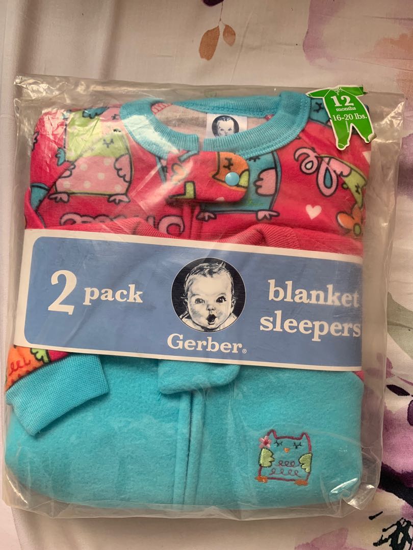 Gerber Blanket Sleepers, Babies & Kids, Babies & Kids Fashion on Carousell