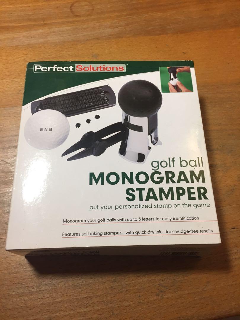 Golf ball monogram stamper Outlet