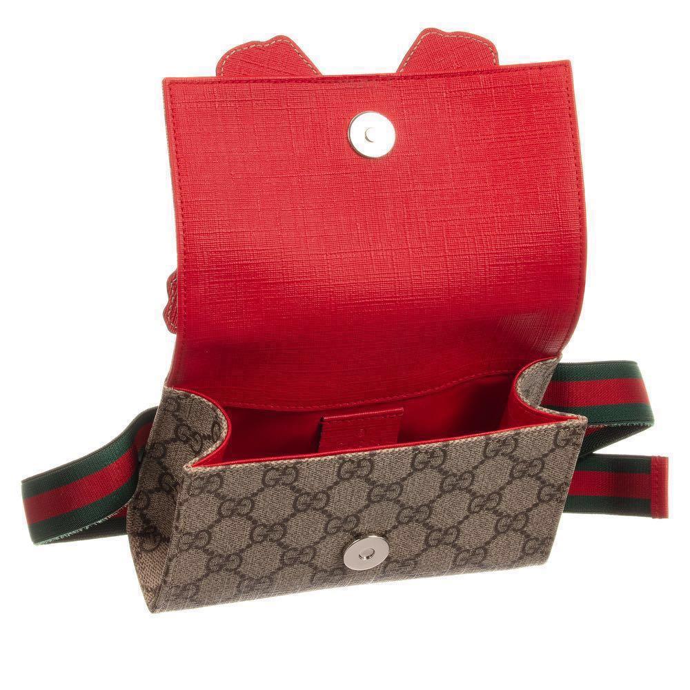 gucci bag with butterfly buckle