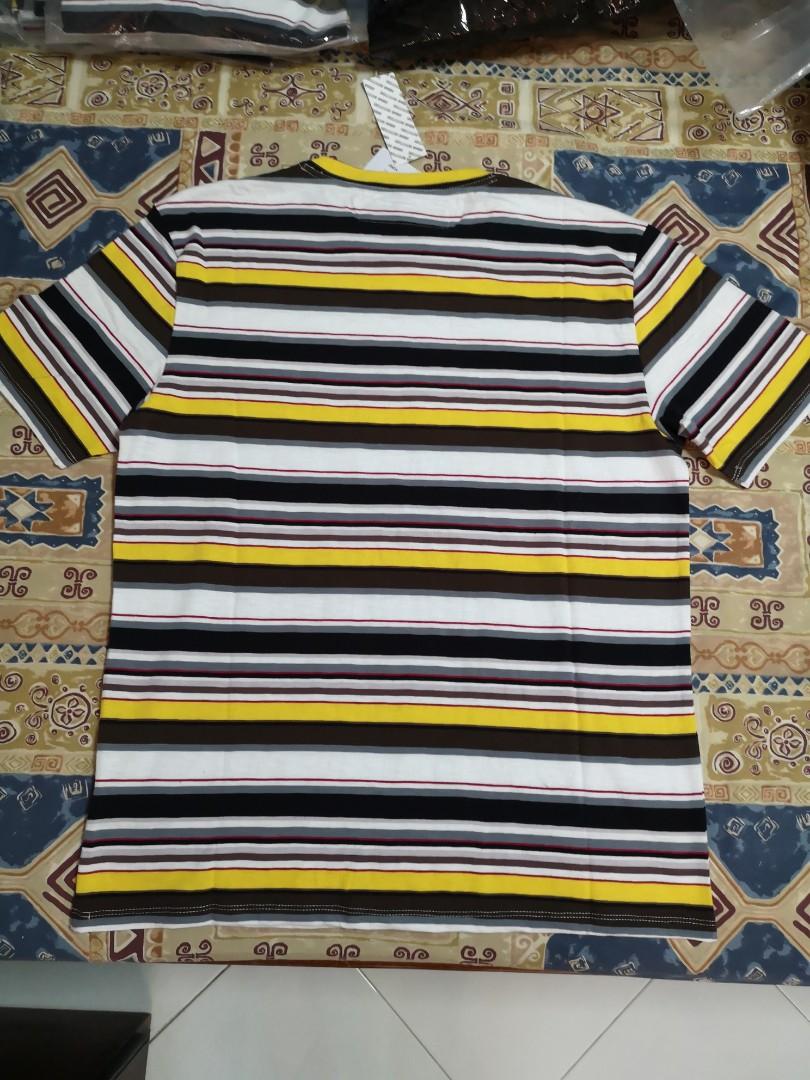 Guess ashton striped tee cheap