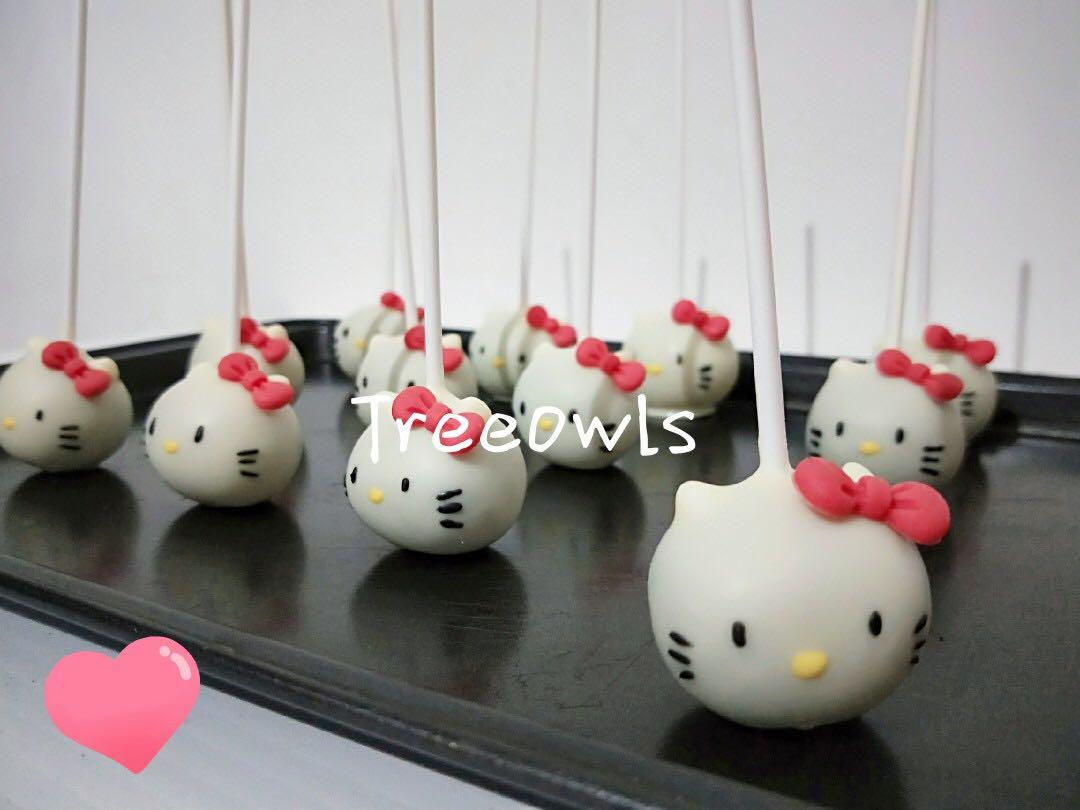 Hello Kitty Cake Pop Food Drinks Baked Goods On Carousell
