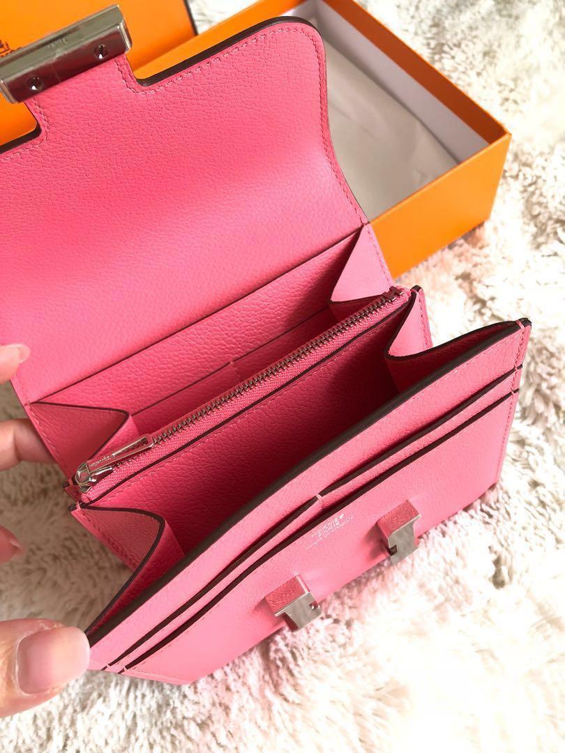 Hermes constance hotsell short wallet