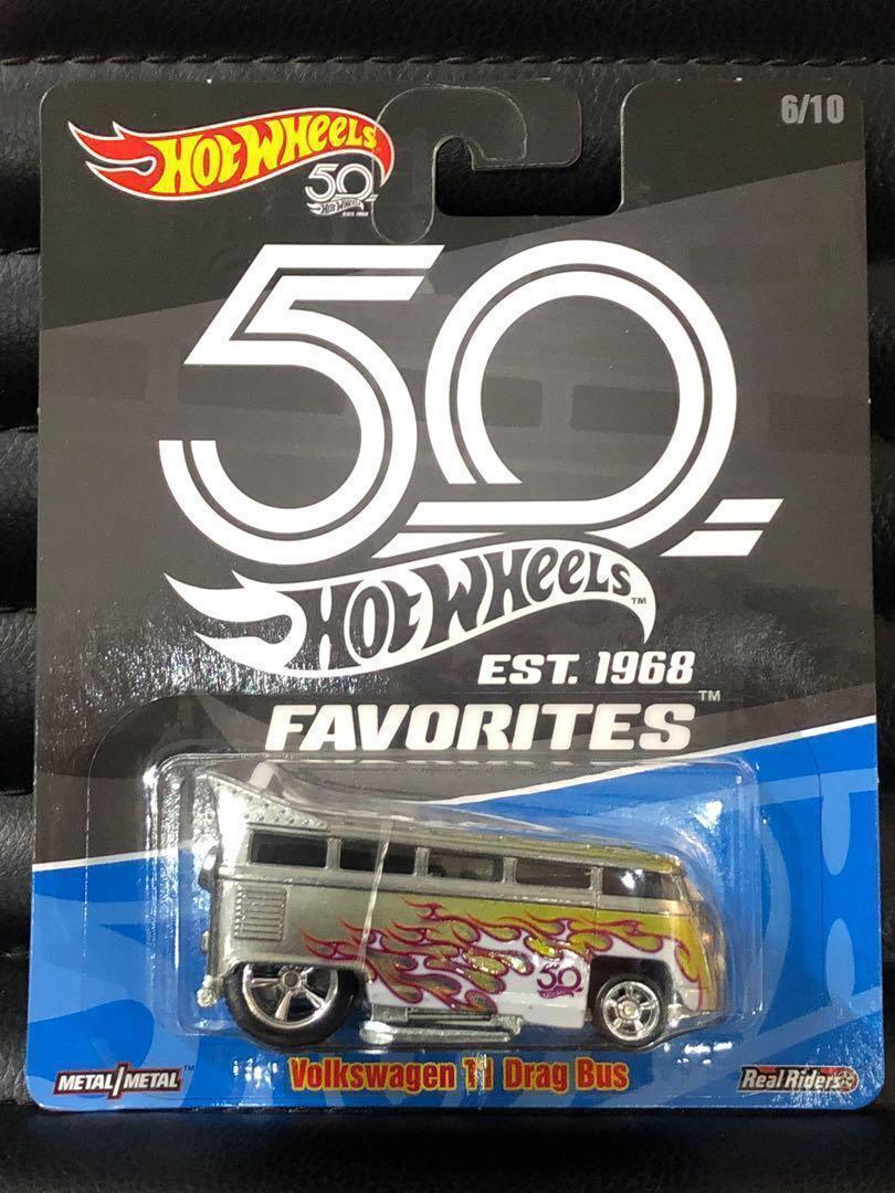 hot wheels 50th anniversary drag bus