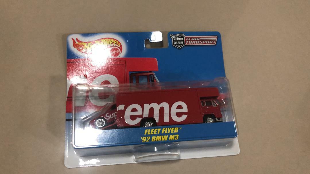 Hot Wheels x Supreme Team Transport with protector Hobbies Toys