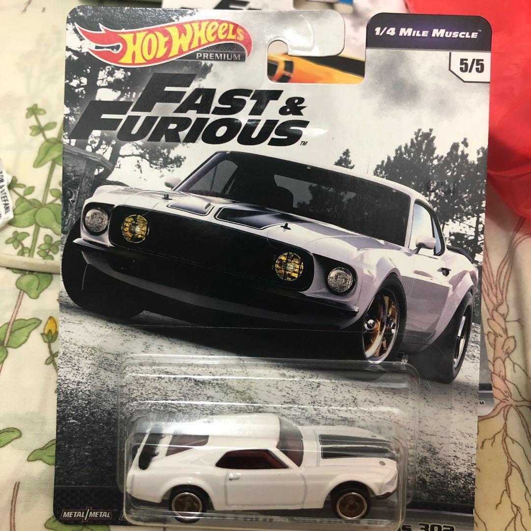 Hotwheels Fast And Furious 1969 Ford Mustang Boss 302 Toys