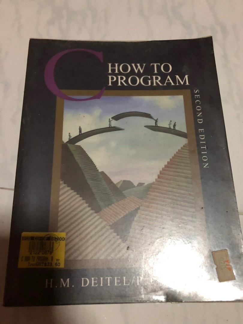 C How to program (Category: Office & Business Technology) located in Singapore. Submitted by klopy (Listing ID 230657112, Image 1). Description: Second Edition Deitel.
