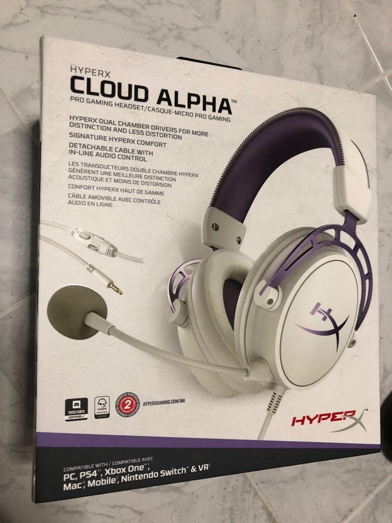 Hyperx Cloud Alpha Purple Electronics Audio On Carousell