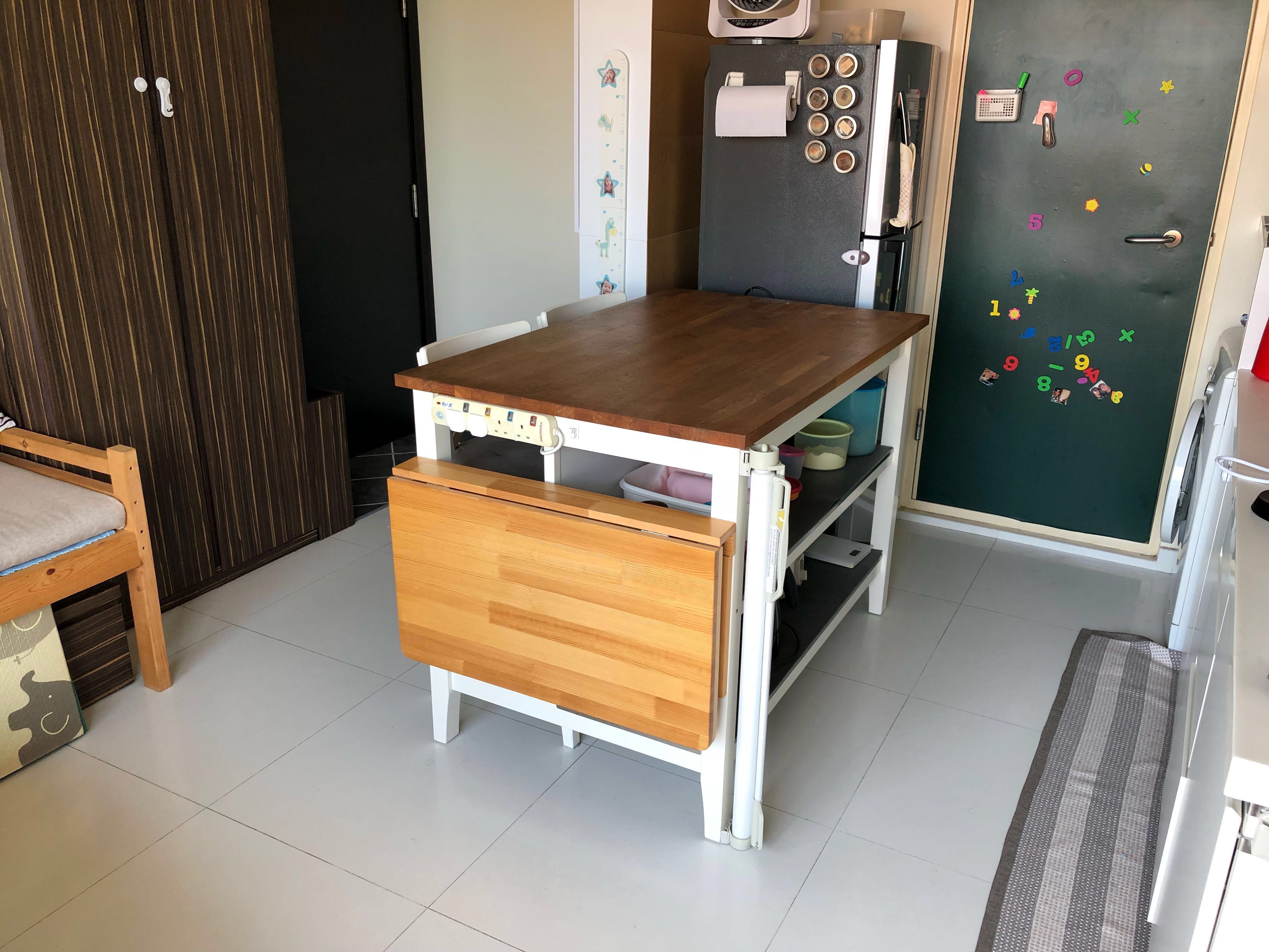 ikea kitchen bar table with stools