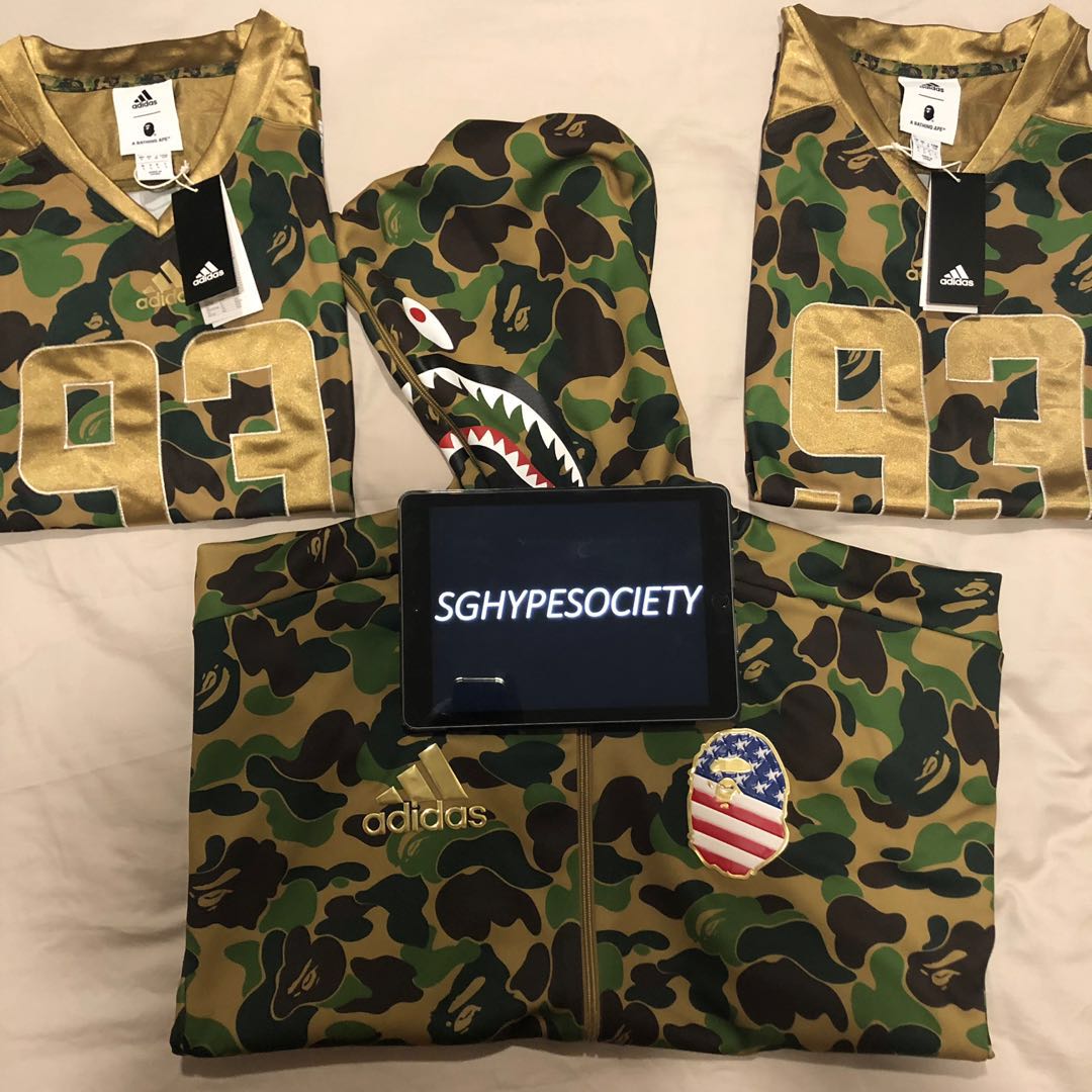 Bape adidas hoodie sizing hotsell