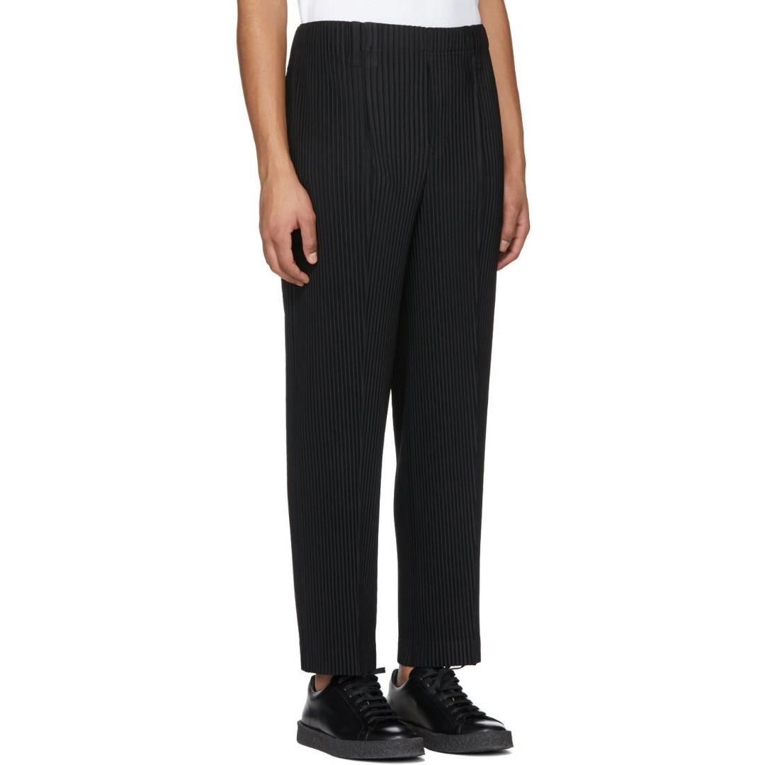 Issey miyake homme plisse pants black