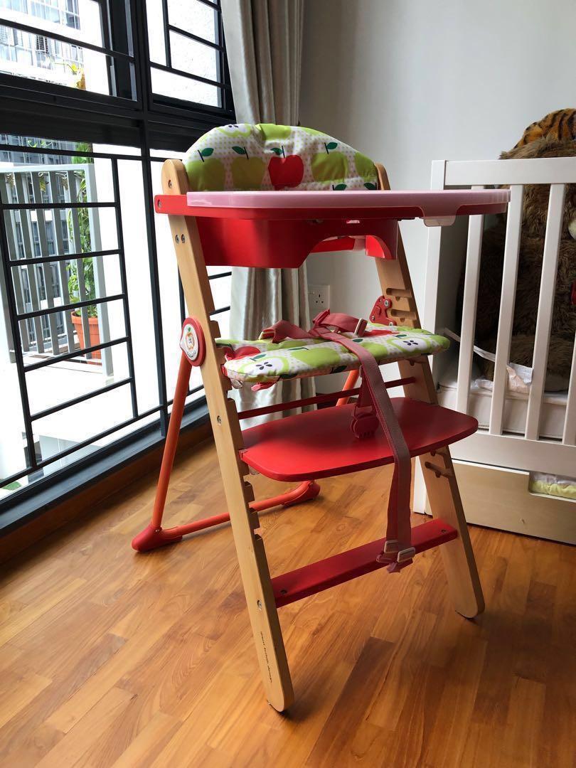 cosatto wooden high chair