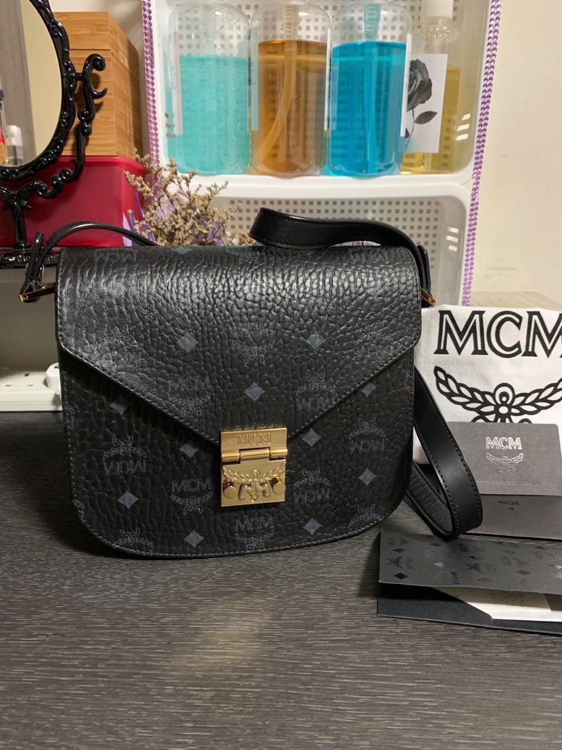 MCM Patricia Mini Shoulder Bag - Black for Women