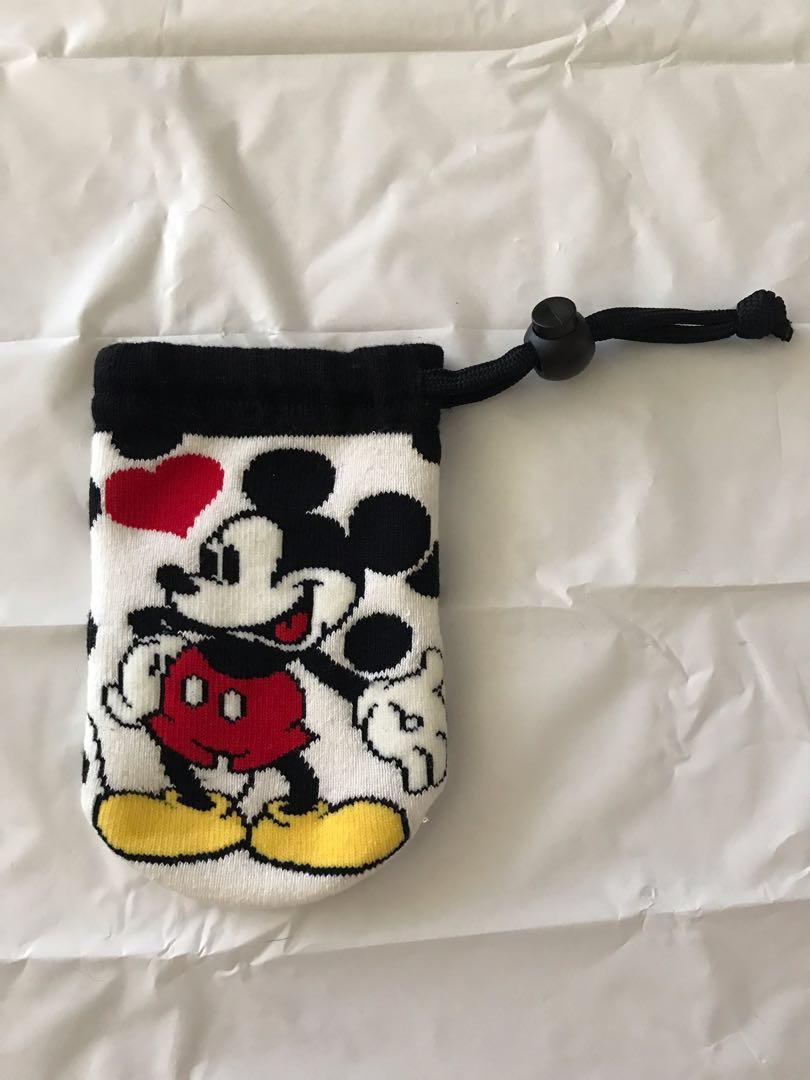 mickey mouse drawstring bag