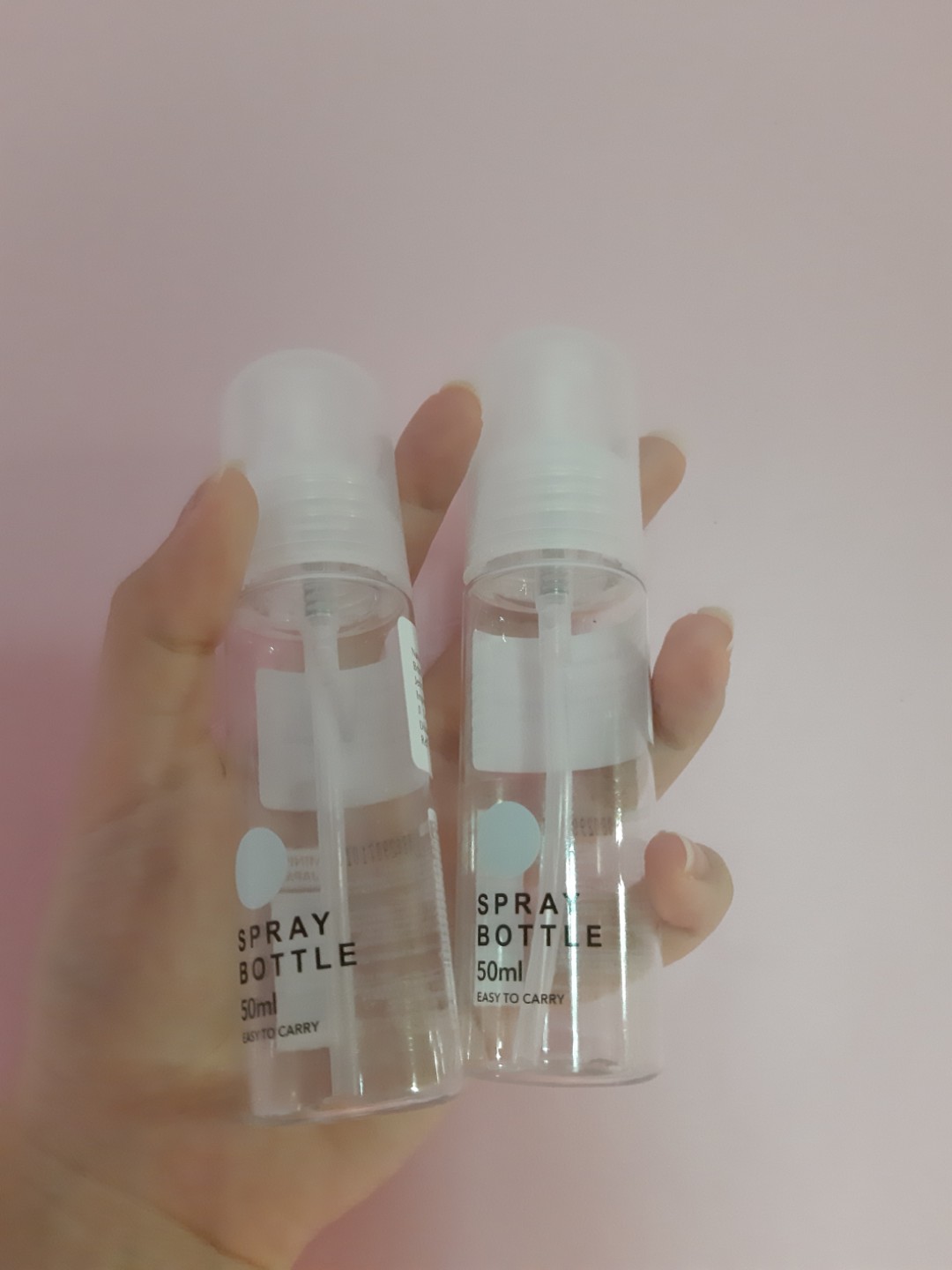 MINISO SPRAY BOTTLE 2 pcs // botol spray kosong 50ml, Kesehatan