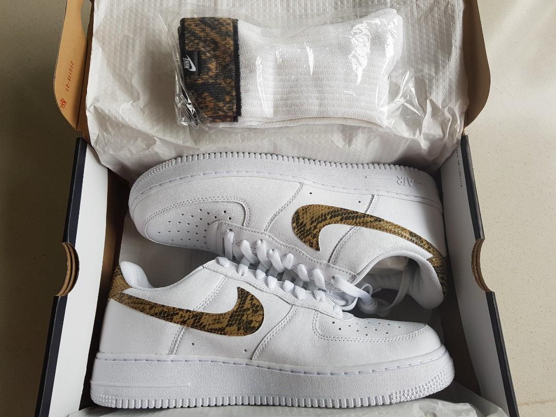 Af1 ivory snake on sale
