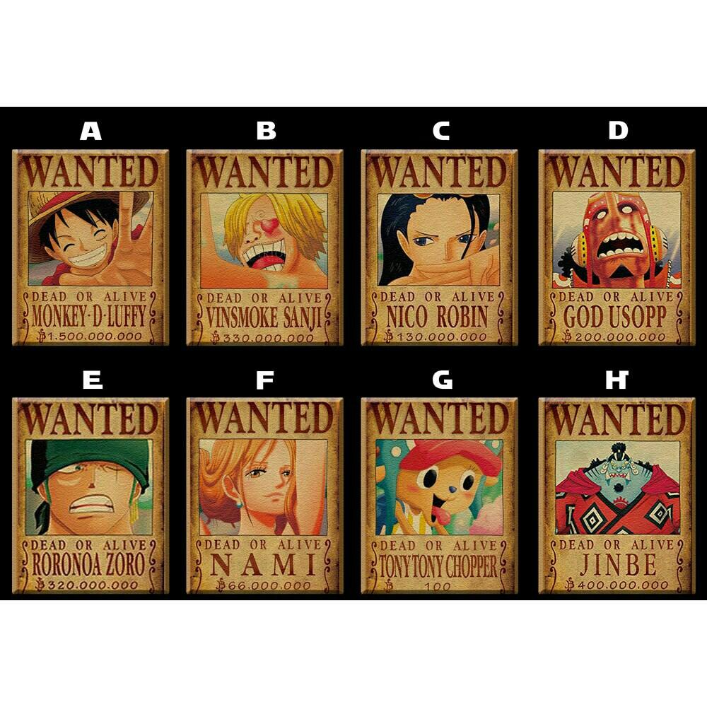 Zoro Bounty Wanted Poster One Piece Tapestry by Anime One Piece - Fine Art  America