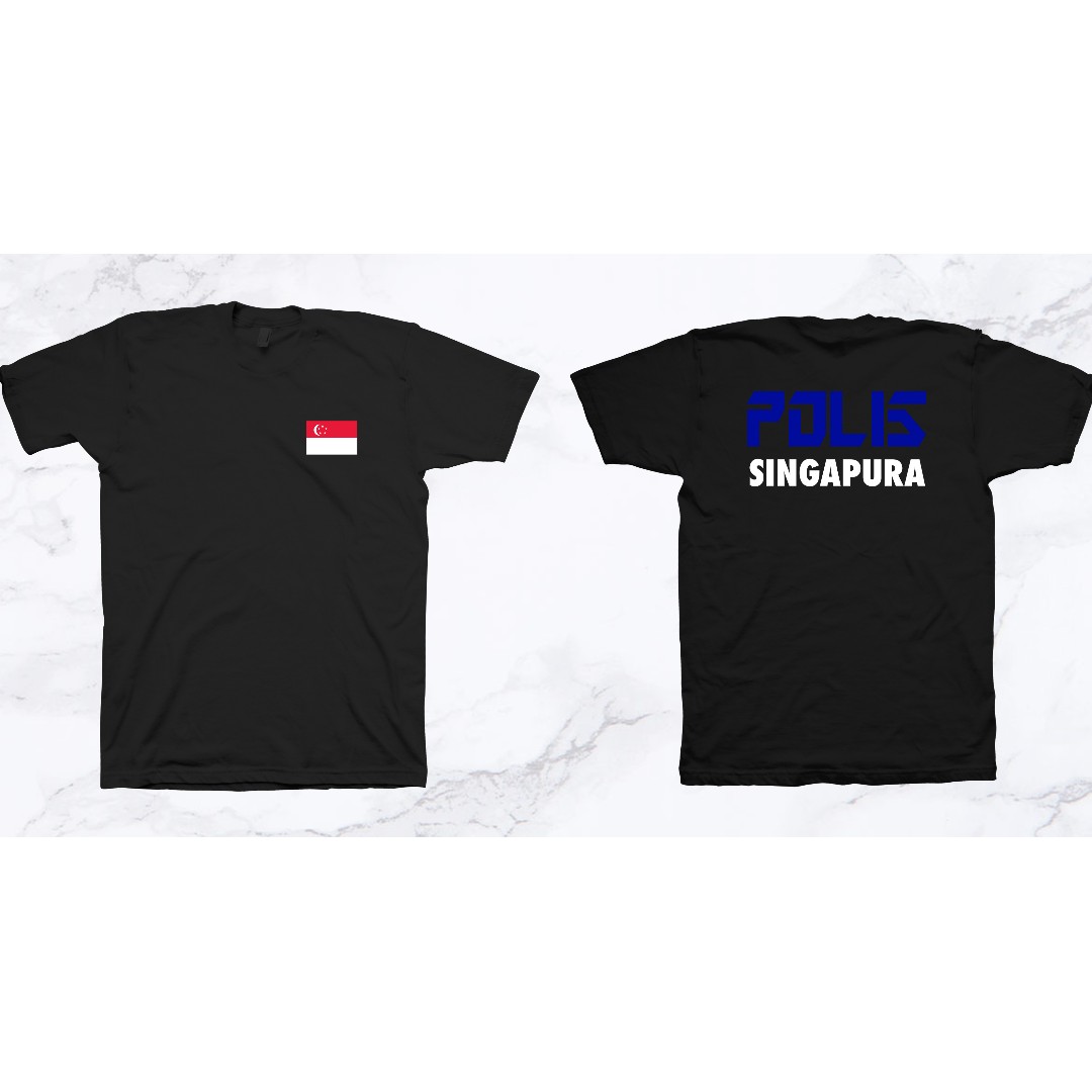 POLIS POLICE SINGAPURA T SHIRT Men s Fashion Tops Sets