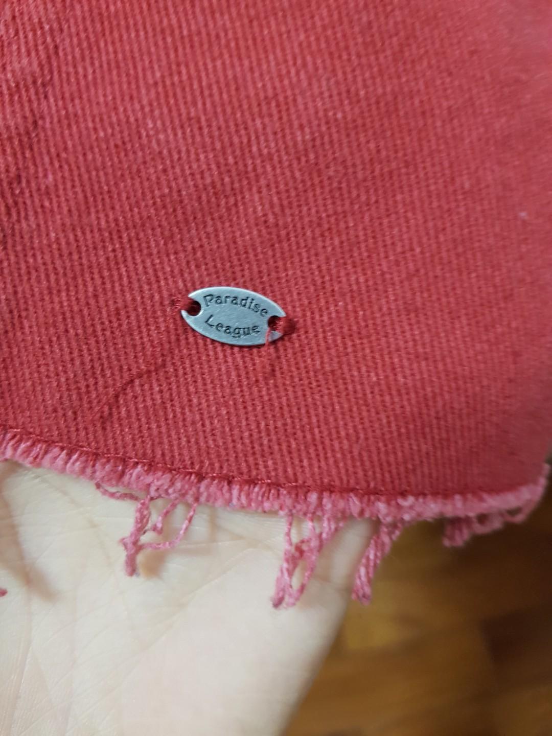 Pull and Bear Paradise League red jacket short