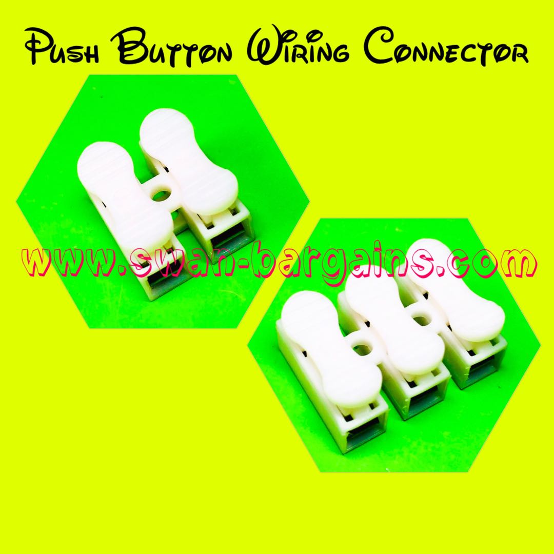 Push Button Wiring Terminal Block Connector Clamps Basic Electrical DIY