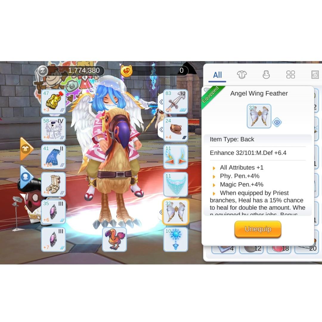 Ragnarok Online Mobile Eternal Love Lk Level 101 Agi Crit Type Toys Games Video Gaming Video Games On Carousell