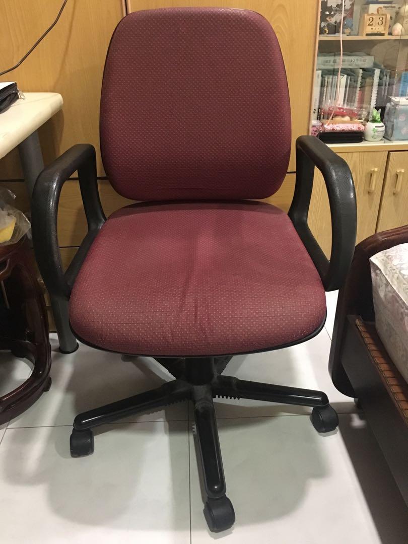 Red Swivel Chair Furniture Tables Chairs On Carousell Classic lounge chair swivel height adjustable, wool cashmere. carousell