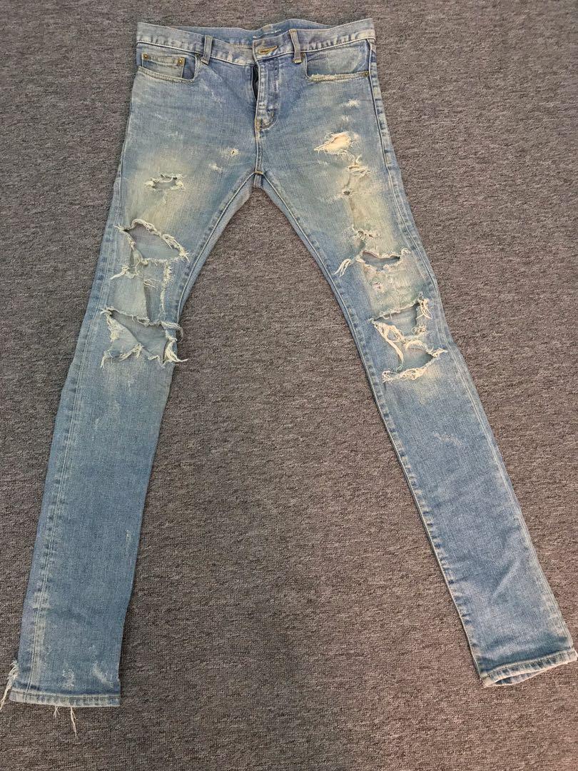 SLP FW13 Knee Blowout Jeans, Men's 