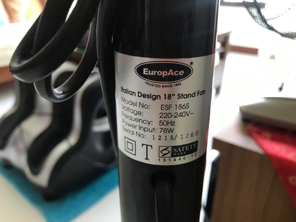 Stand Fan Parts for EuropAce, Furniture & Home Living, Lighting & Fans