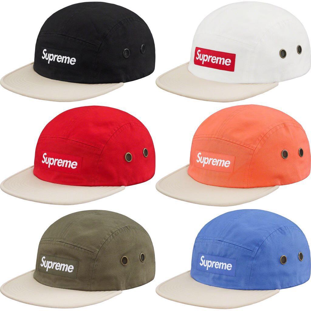 supreme 2 tone camp cap