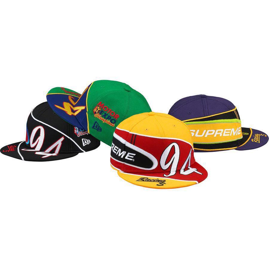 supreme racing hat