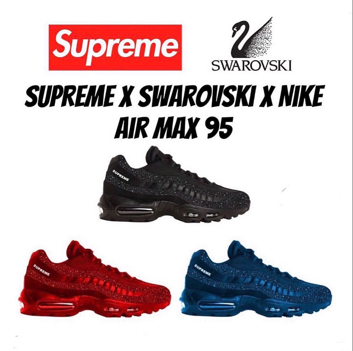 supreme swarovski air max 95