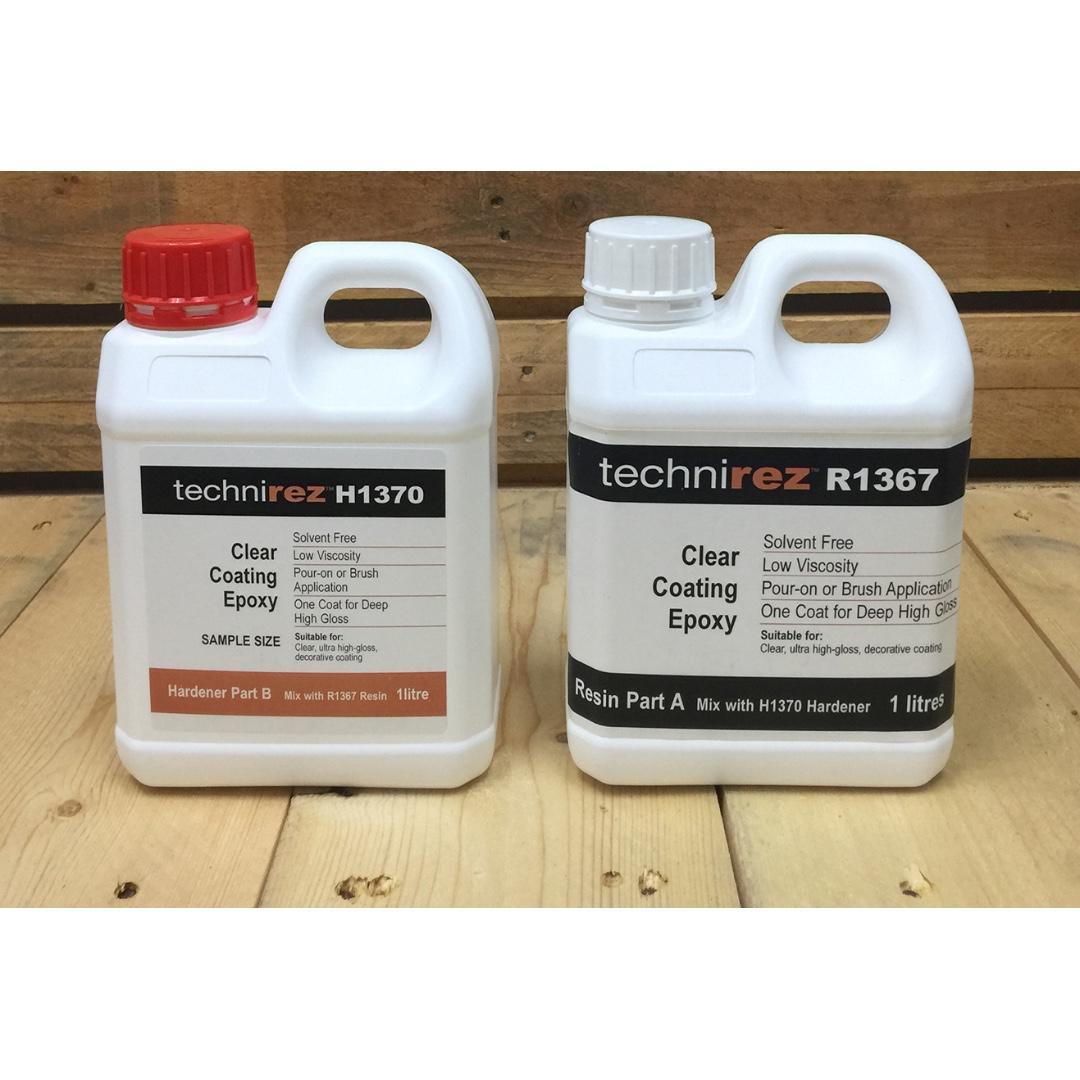 Technirez Clear Coating Resin Art 2 litre set, Hobbies & Toys