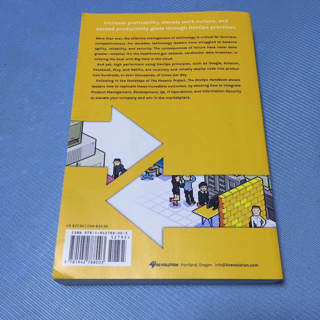 The Devops Handbook How To Create World Class Agility Reliability Security In Technology Organizations Books Stationery Non Fiction On Carousell