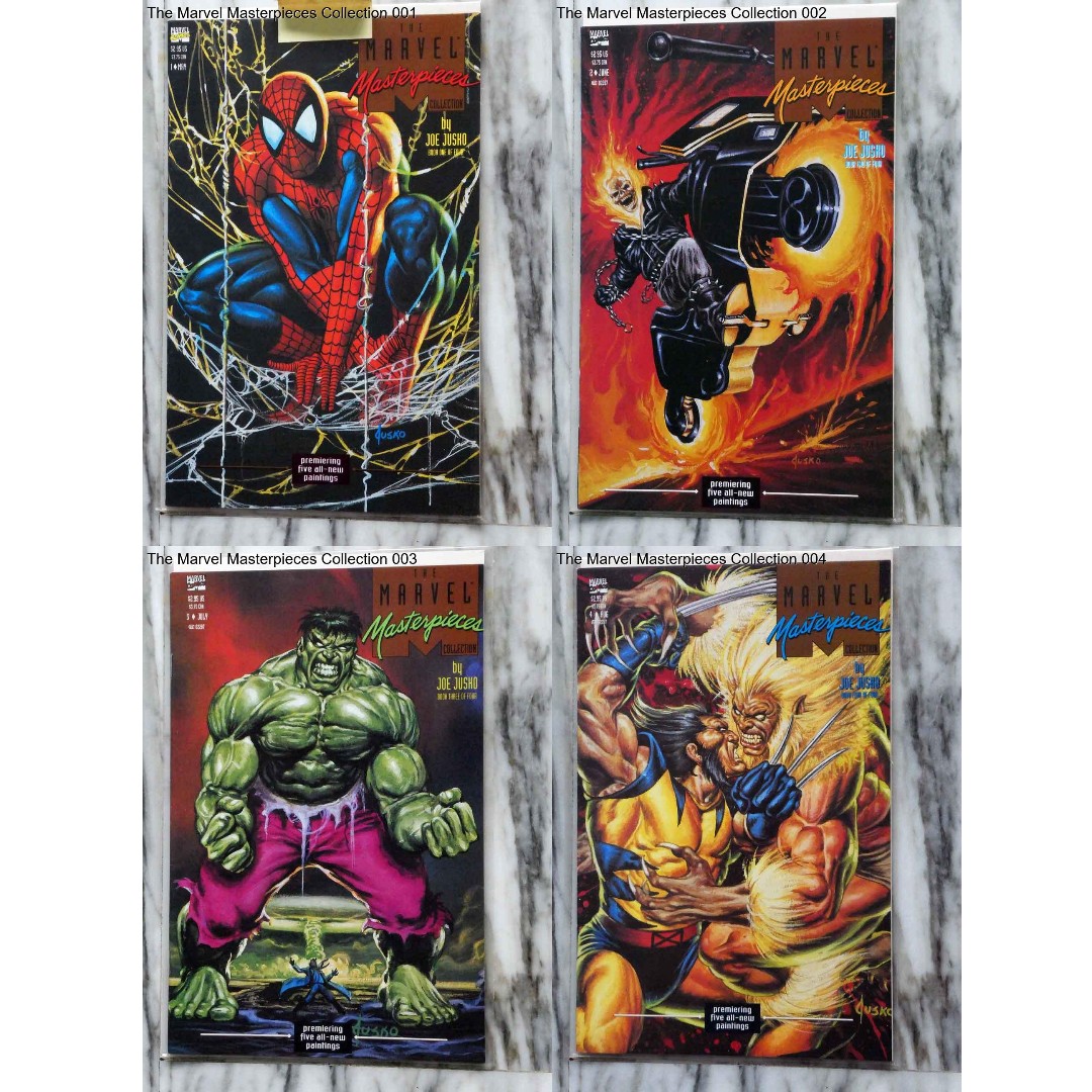 The Marvel Masterpieces Collection (1 to 4), Hobbies & Toys