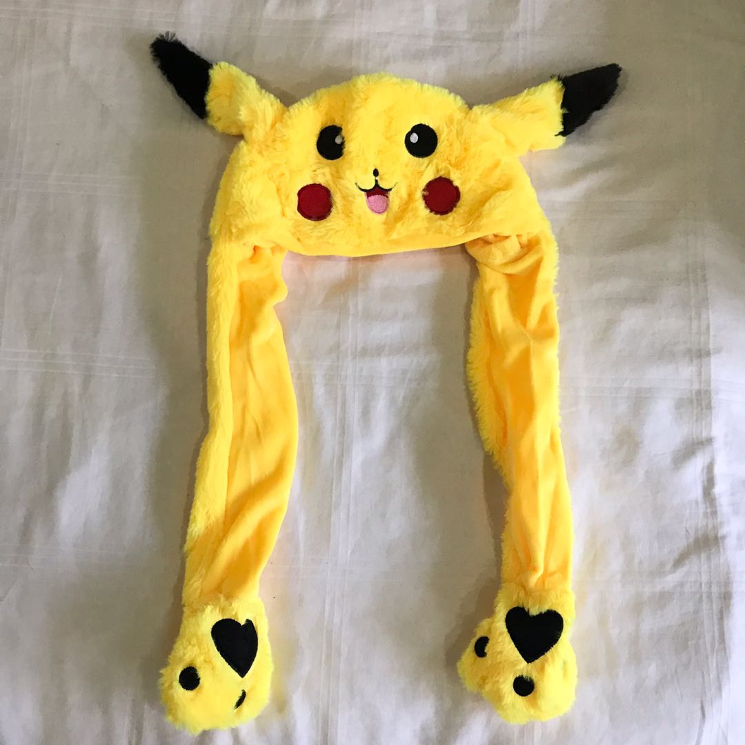 Tik tok flappy animal ear hat: pikachu 