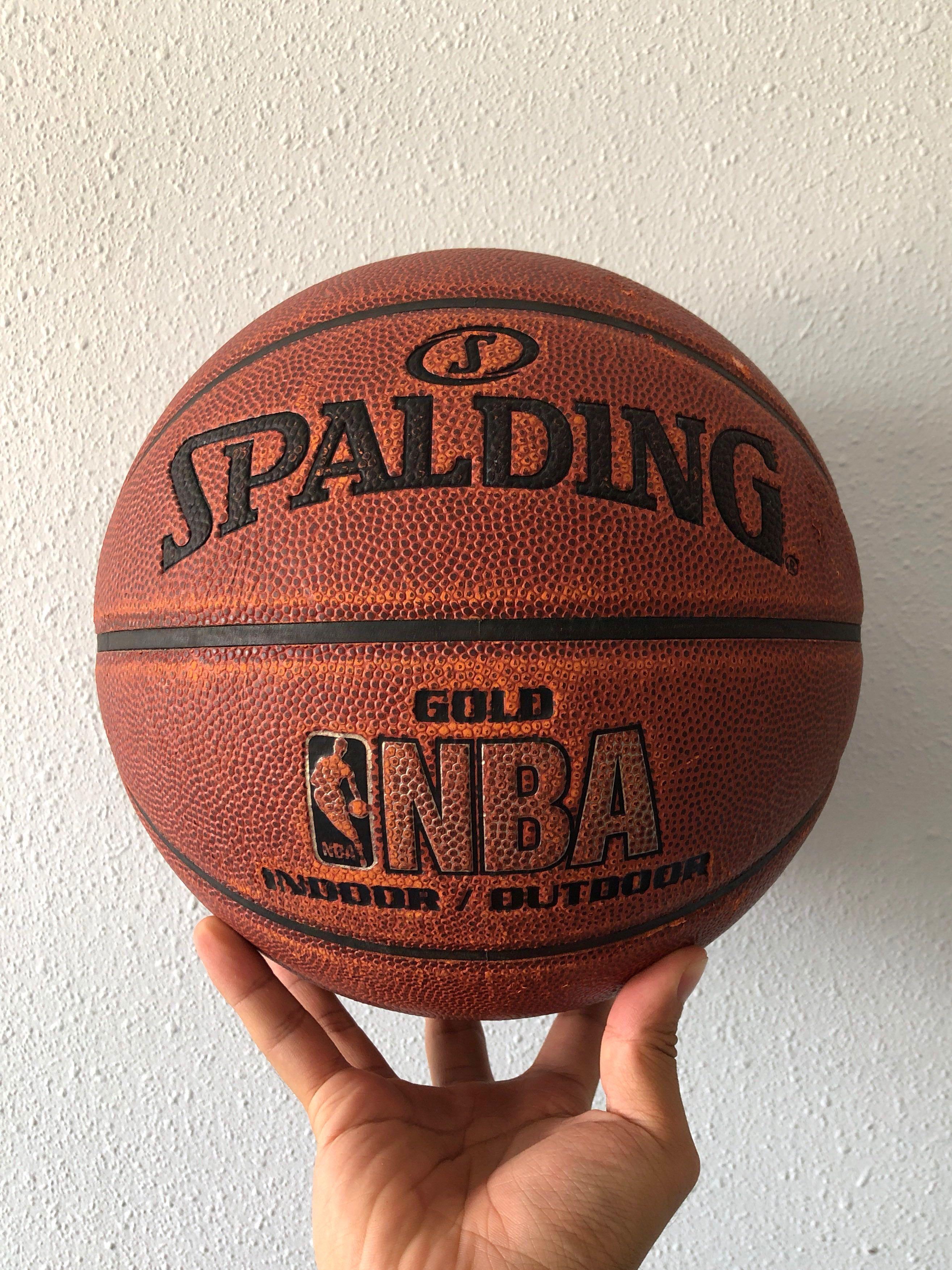 Used Spalding Basketball Sports Sports Games Equipment On