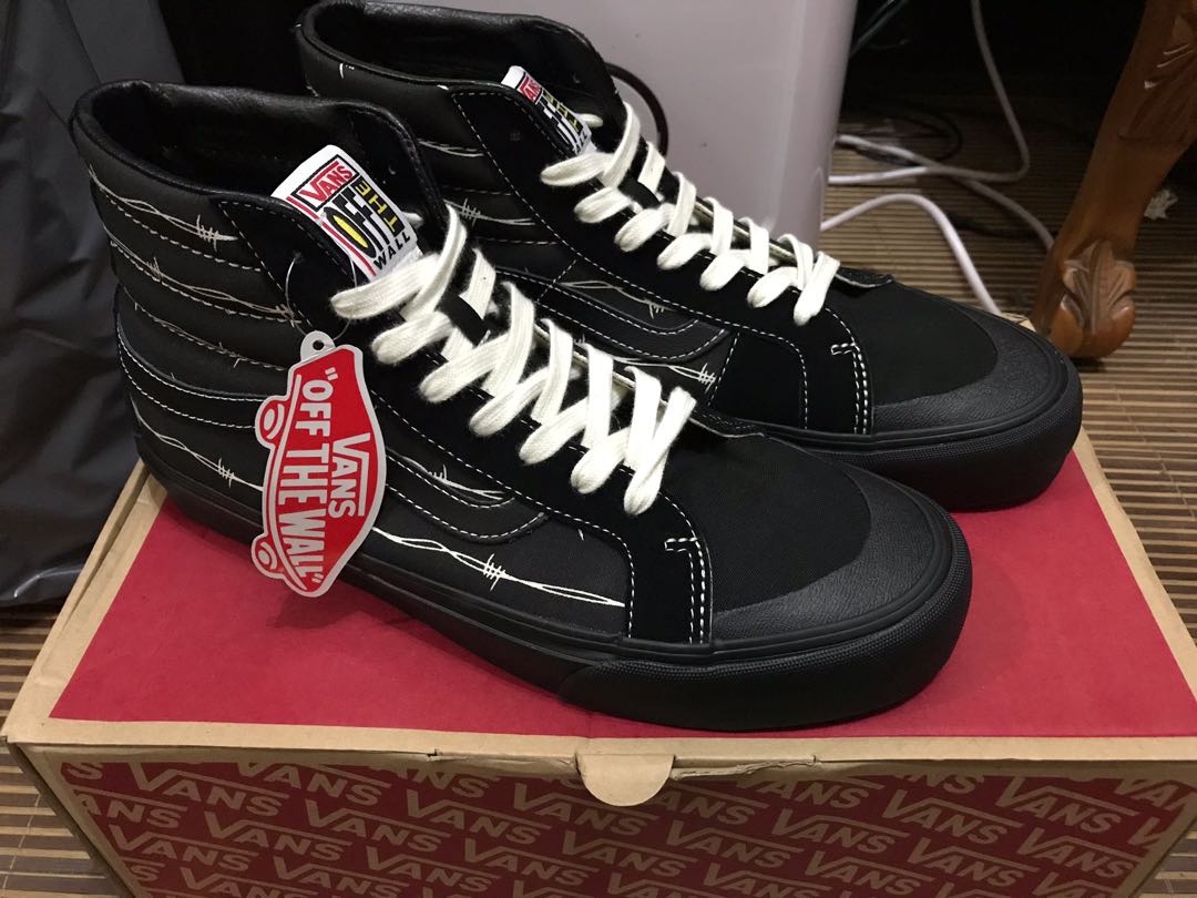 Vans sk8 cheap hi barbed wire