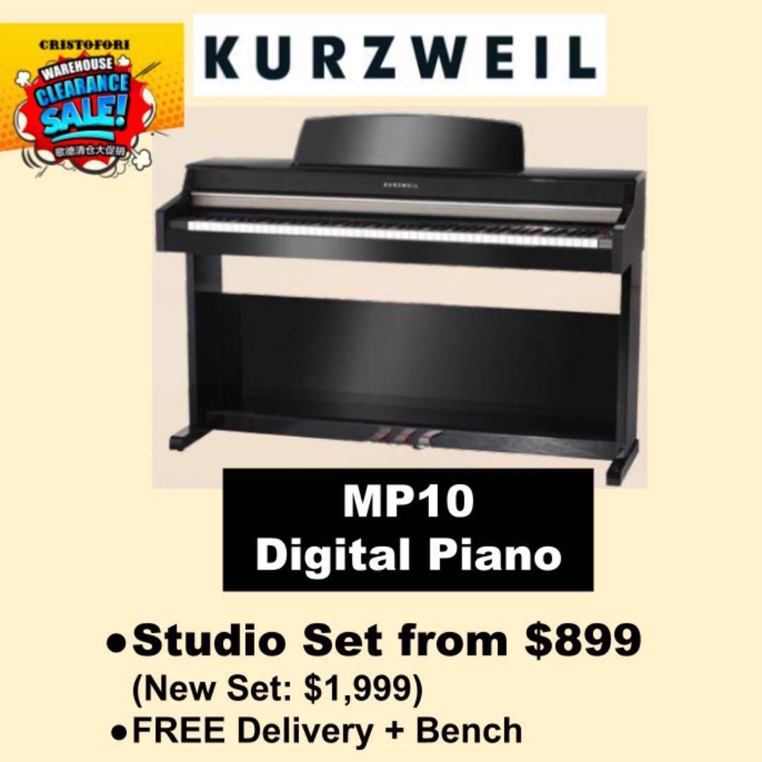Warehouse Sale! Piano Digital (Studio Set) KURZWEIL MP10, Hobbies